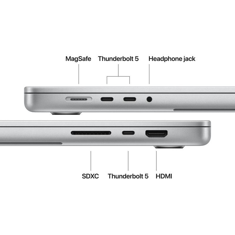 Laptop Apple MacBook Pro 16.2", M5 Max, 64GB, 2TB, Silver