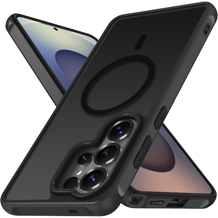 Husa pentru Samsung Galaxy S26 Ultra, Joyshell Frost Matte cu MagSafe, Protectie Completa, Negru
