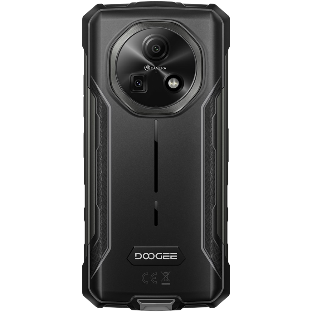 Telefon mobil Doogee Fire 5, 4G, Dual SIM, 6.6-inch IPS 90Hz, Octa-Core, 12GB RAM, 64GB, NFC, 13000mAh, Senzor Amprenta Lateral, IP68/IP69K, Android 15, Gray