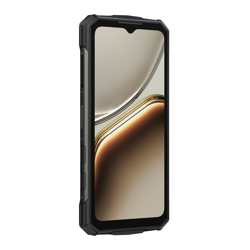 Telefon mobil Doogee Fire 5, 4G, Dual SIM, 6.6-inch IPS 90Hz, Octa-Core, 12GB RAM, 64GB, NFC, 13000mAh, Senzor Amprenta Lateral, IP68/IP69K, Android 15, Gray