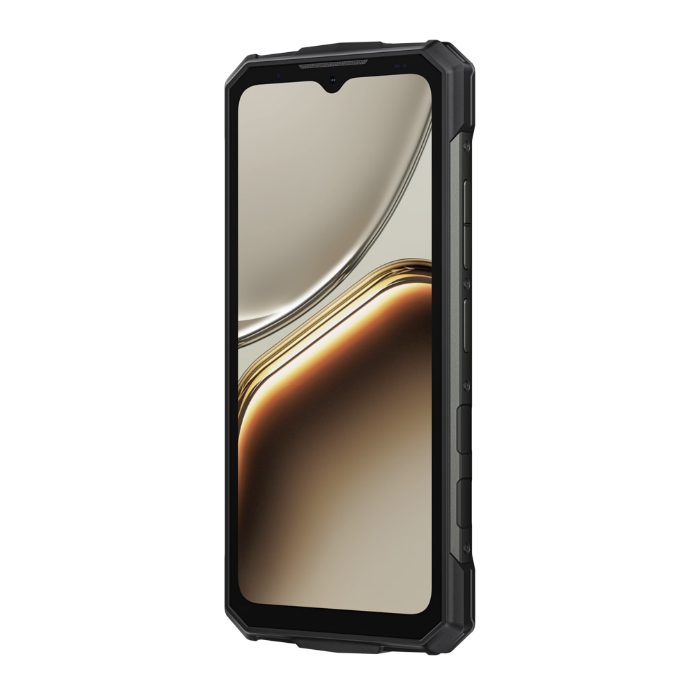 Telefon mobil Doogee Fire 5, 4G, Dual SIM, 6.6-inch IPS 90Hz, Octa-Core, 12GB RAM, 64GB, NFC, 13000mAh, Senzor Amprenta Lateral, IP68/IP69K, Android 15, Gray