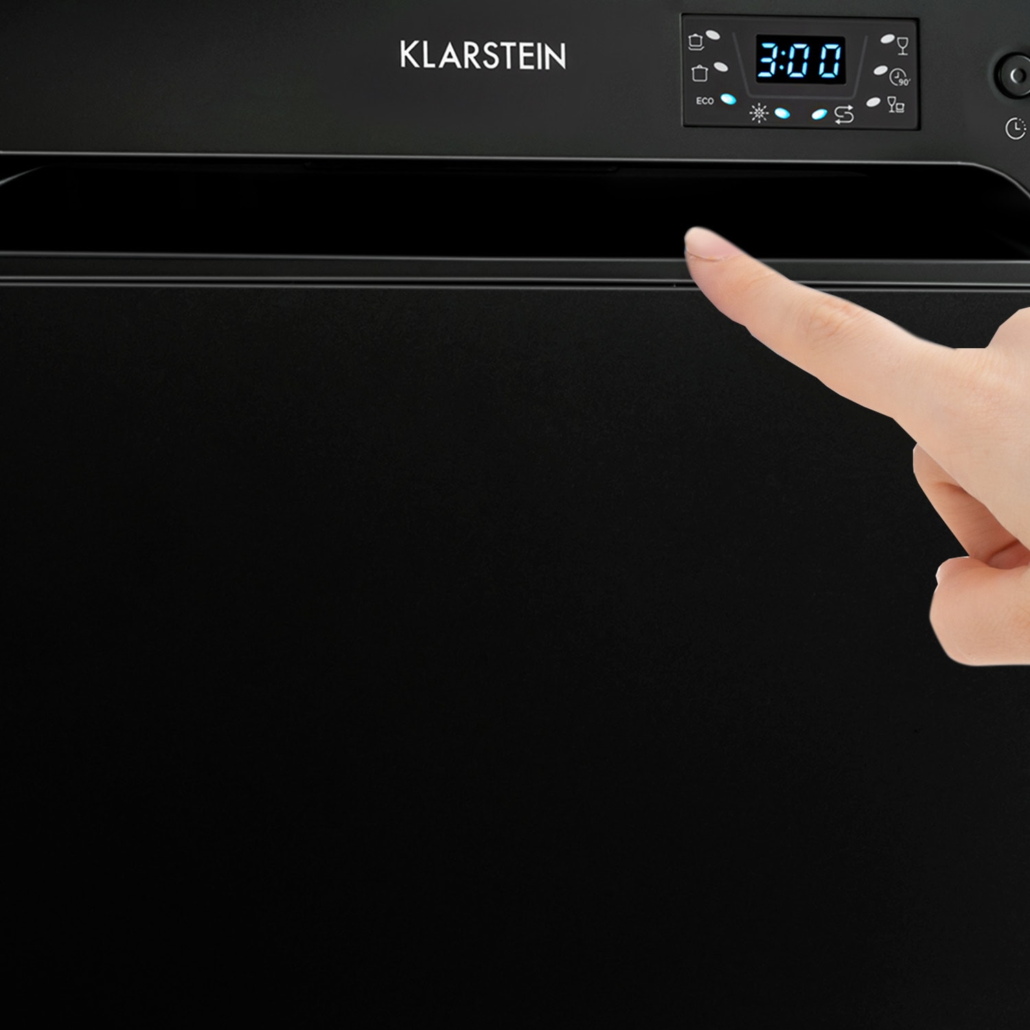 Klarstein, Havasia Uv 6, Masina De Spalat Vase, Cu Lumina Uv, Cu Fata Din Sticla, Cu Suport Liber, 1380W