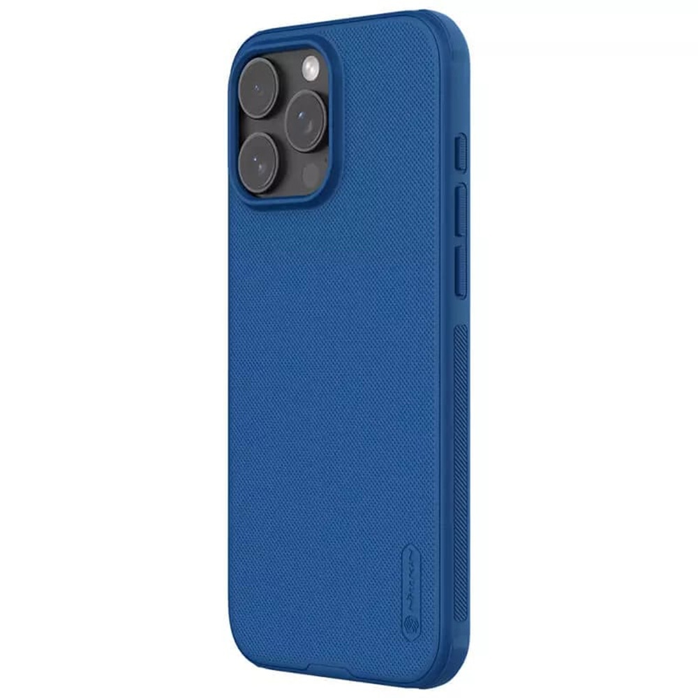 Carcasa Nillkin Frosted Shield Pro Magnetic compatibila cu iPhone 16 Pro Blue