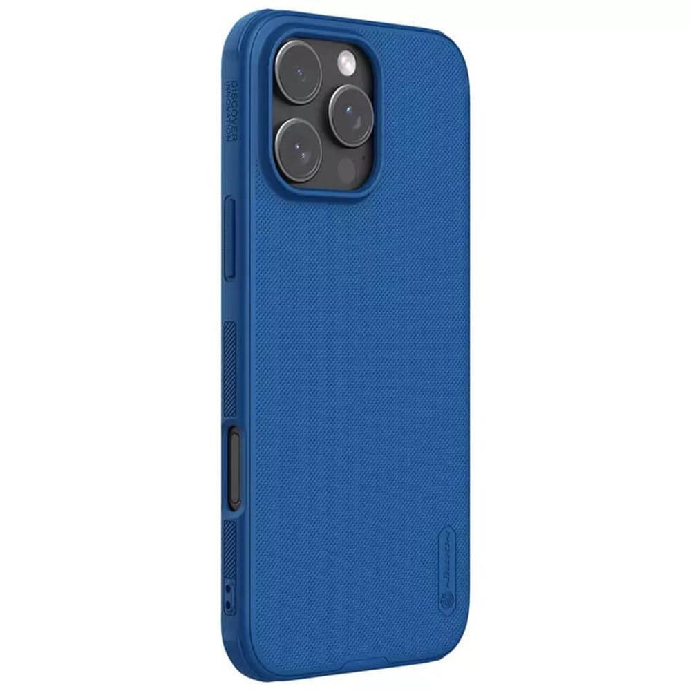 Carcasa Nillkin Frosted Shield Pro Magnetic compatibila cu iPhone 16 Pro Blue