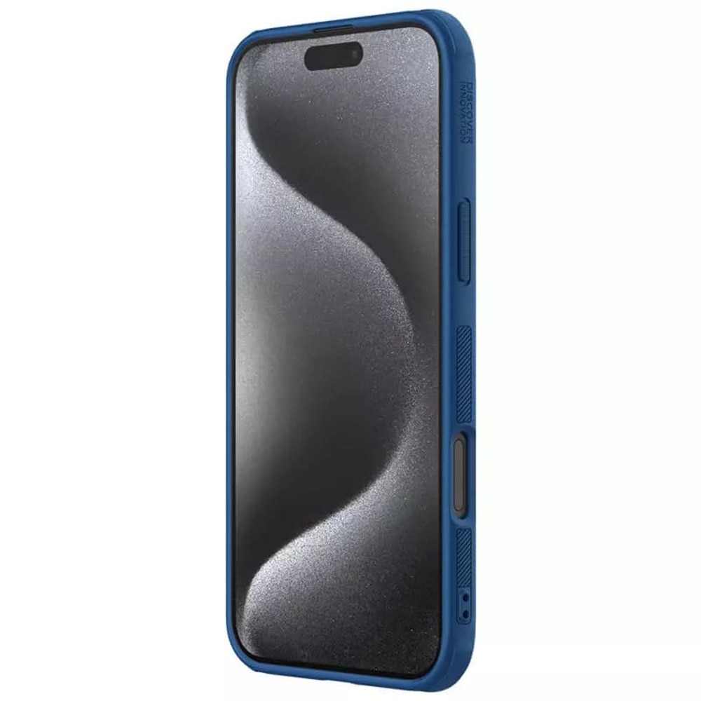 Carcasa Nillkin Frosted Shield Pro Magnetic compatibila cu iPhone 16 Pro Blue