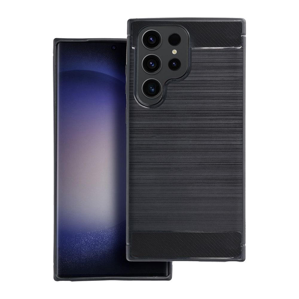 Husa Flexibila Antisoc Carbon pentru Samsung Galaxy A52 4G / A52 5G / A52s 5G, Negru