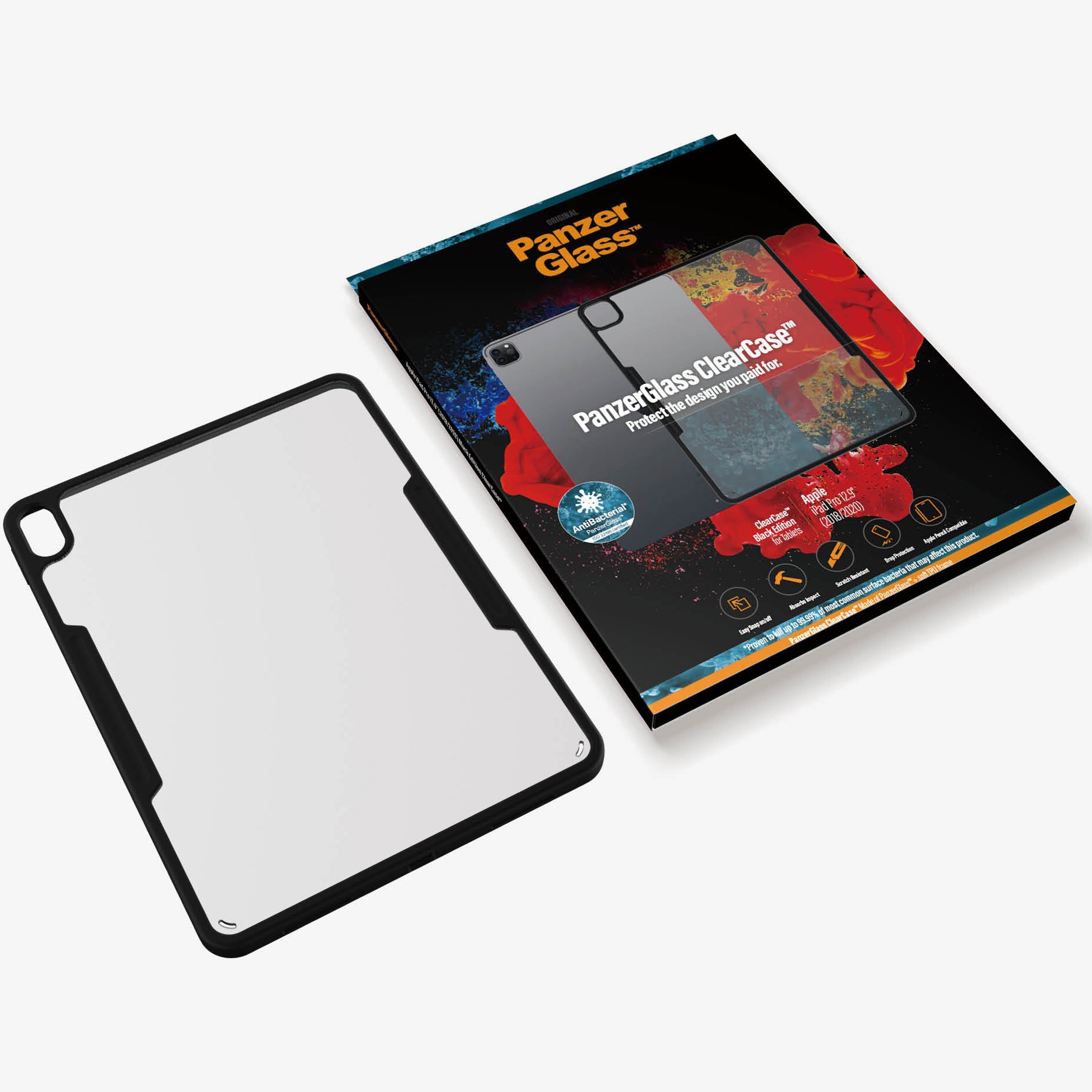Husa de protectie PanzerGlass pentru Apple iPad Air 10 9(2020), Transparenta