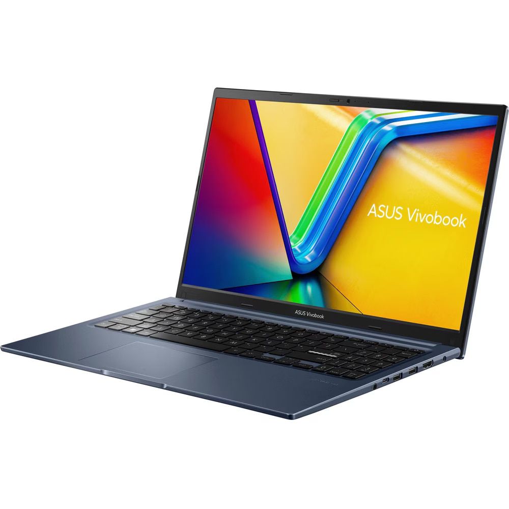 Laptop ASUS VivoBook 15 1502VA cu Intel Core i7-13620H pana la 4.9 GHz, 15.6" Full HD, 16 GB, SSD 1 TB, Intel UHD Graphics, Windows 11 Pro, Quiet Blue