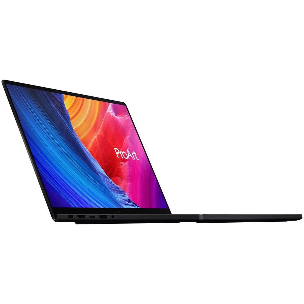 Laptop ASUS ProArt P16 H7606WP cu procesor AMD Ryzen™ AI 9 HX 370 pana la 5.1GHz, 16'', 3K, OLED, 120Hz, Touch, 64GB LPDDR5X RAM, 1TB SSD, NVIDIA® GeForce RTX™ 5070 8GB GDDR7, Windows 11 Pro, Nano Black