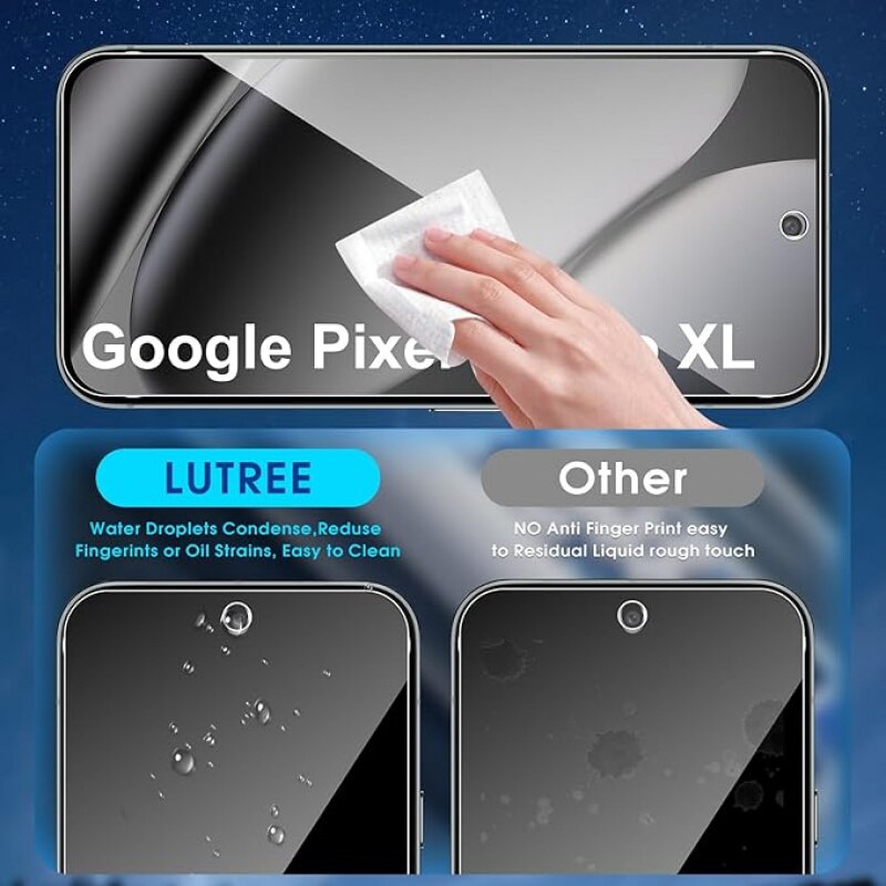 Set 2 folii sticla securizata ecran si 2 folii protectie lentila camera, transparent, 0.18mm, 9H, compatibile cu Google Pixel 10 Pro XL