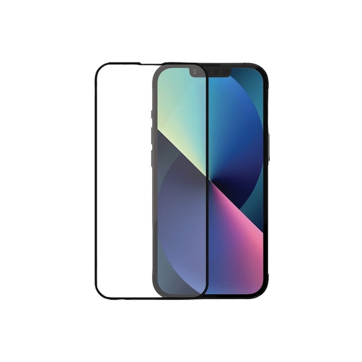 Folie Sticla Securizata Full Glue 5d Compatibila Cu iPhone 13 Pro Max, Dreapta Case Friendly