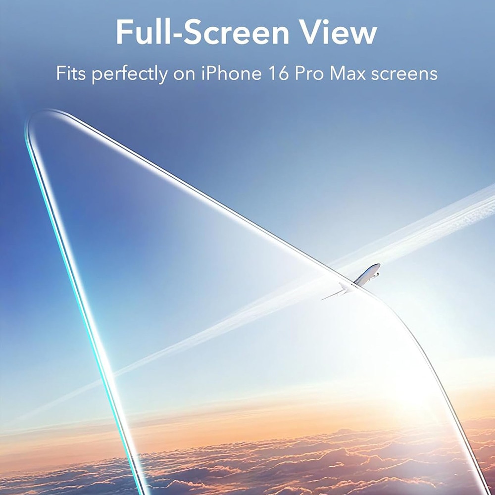 Folie pentru iPhone 17 Pro (set 3) - ESR Tempered Glass - Clear