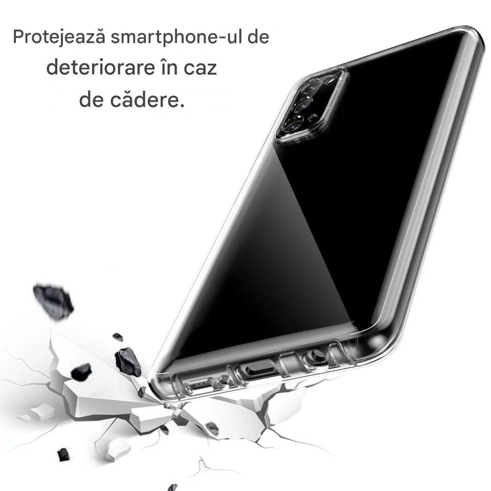 Husa 360 grade (Fata + Spate) pentru Samsung A16 / A17 Transparent