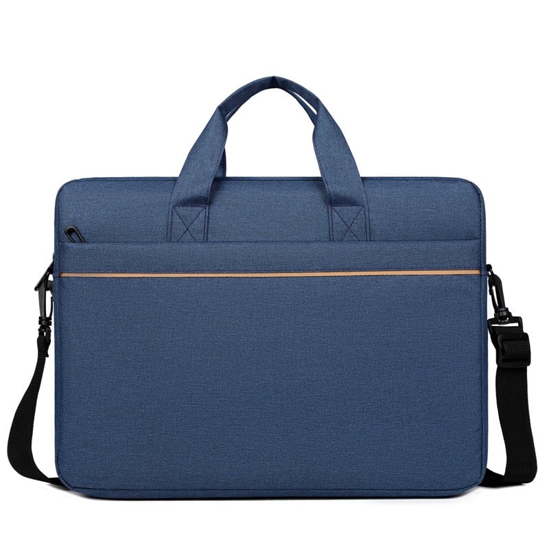 Geanta laptop 15-16 inch, ORBER, geanta de umar subtire, capacitate mare, business, oxford impermeabila, ultra-usoara, anti-soc, respirabila, pentru notebook, stil modern，albastru