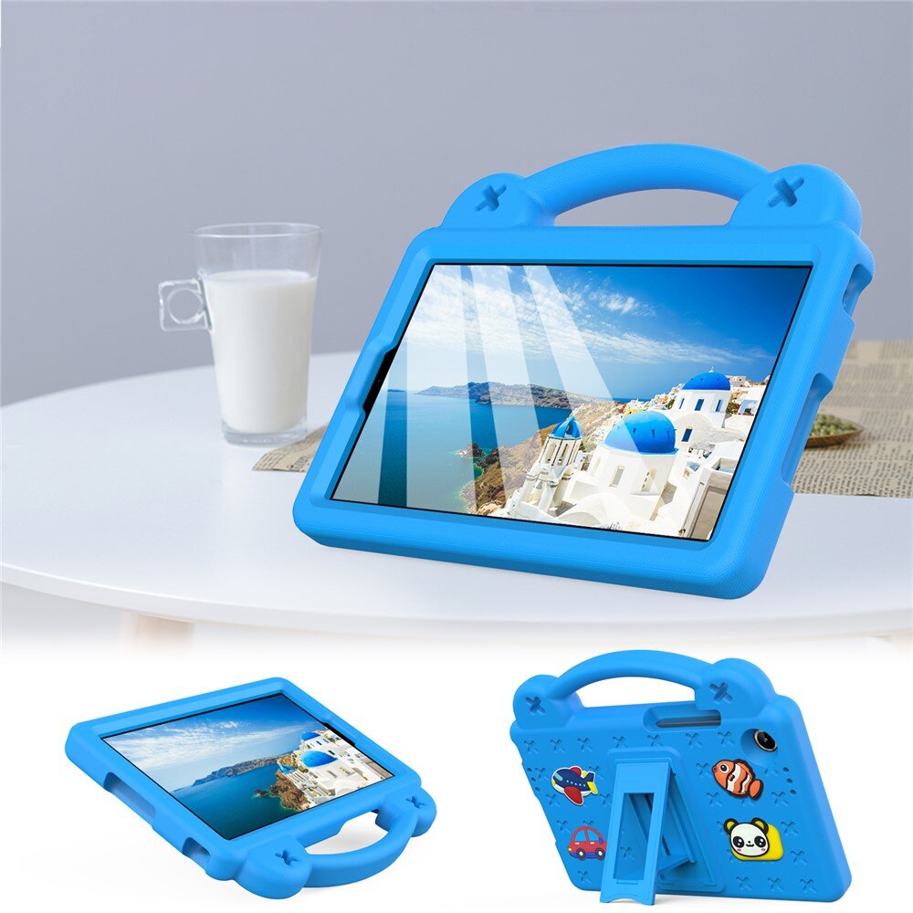 Husa tableta XGSM, Lenovo Tab One, modele vesele, albastra, cu suport