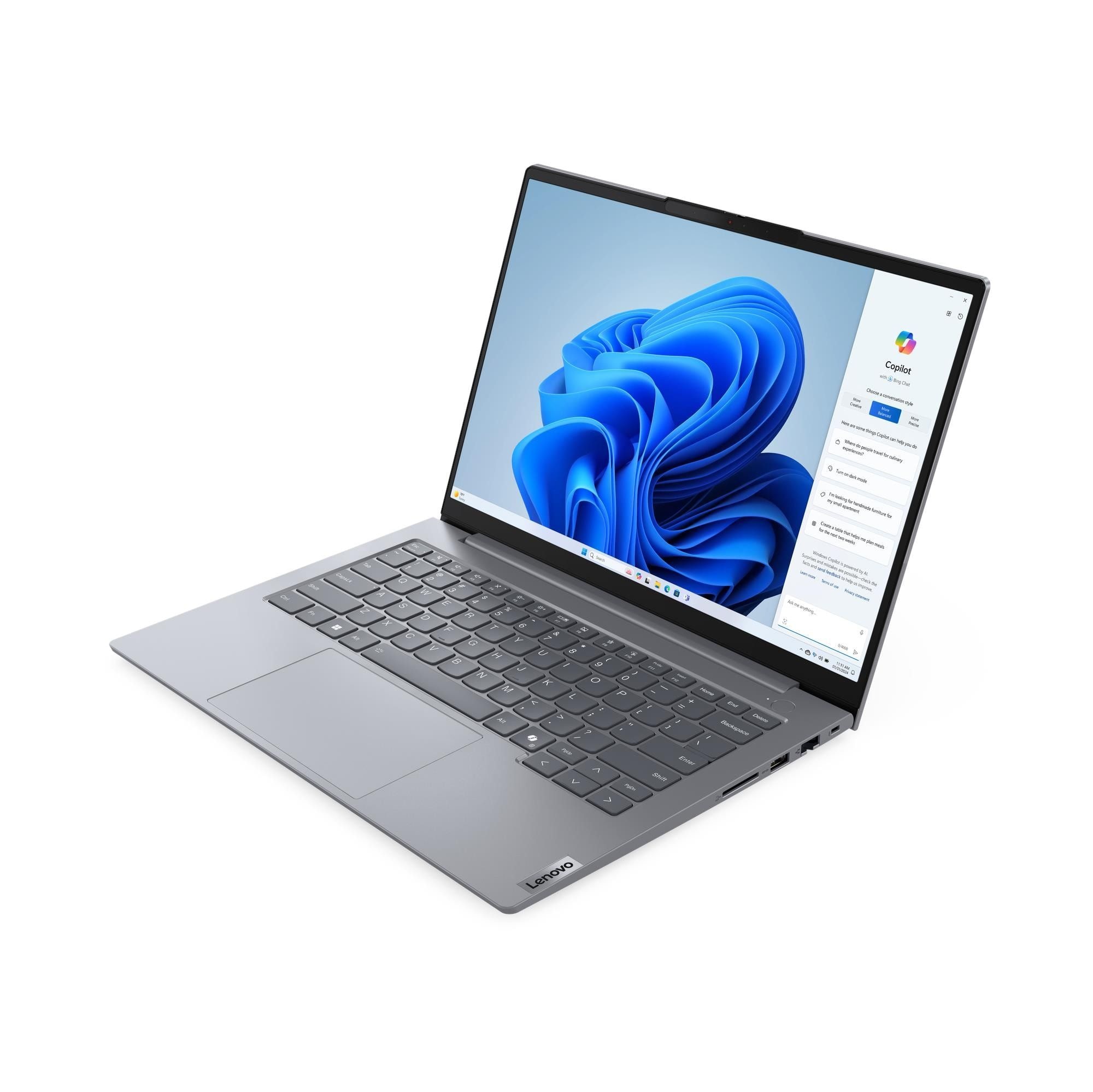 Laptop Lenovo ThinkBook 14 G7 21MS007YPB, 14 inch 1920 x 1200, Intel Core Ultra 5 125U 12 C / 14 T, 1.3 GHz - 4.3 GHz, 12 MB cache, 16 GB DDR5, 512 GB SSD, Intel Graphics, Windows 11 Pro, Gri