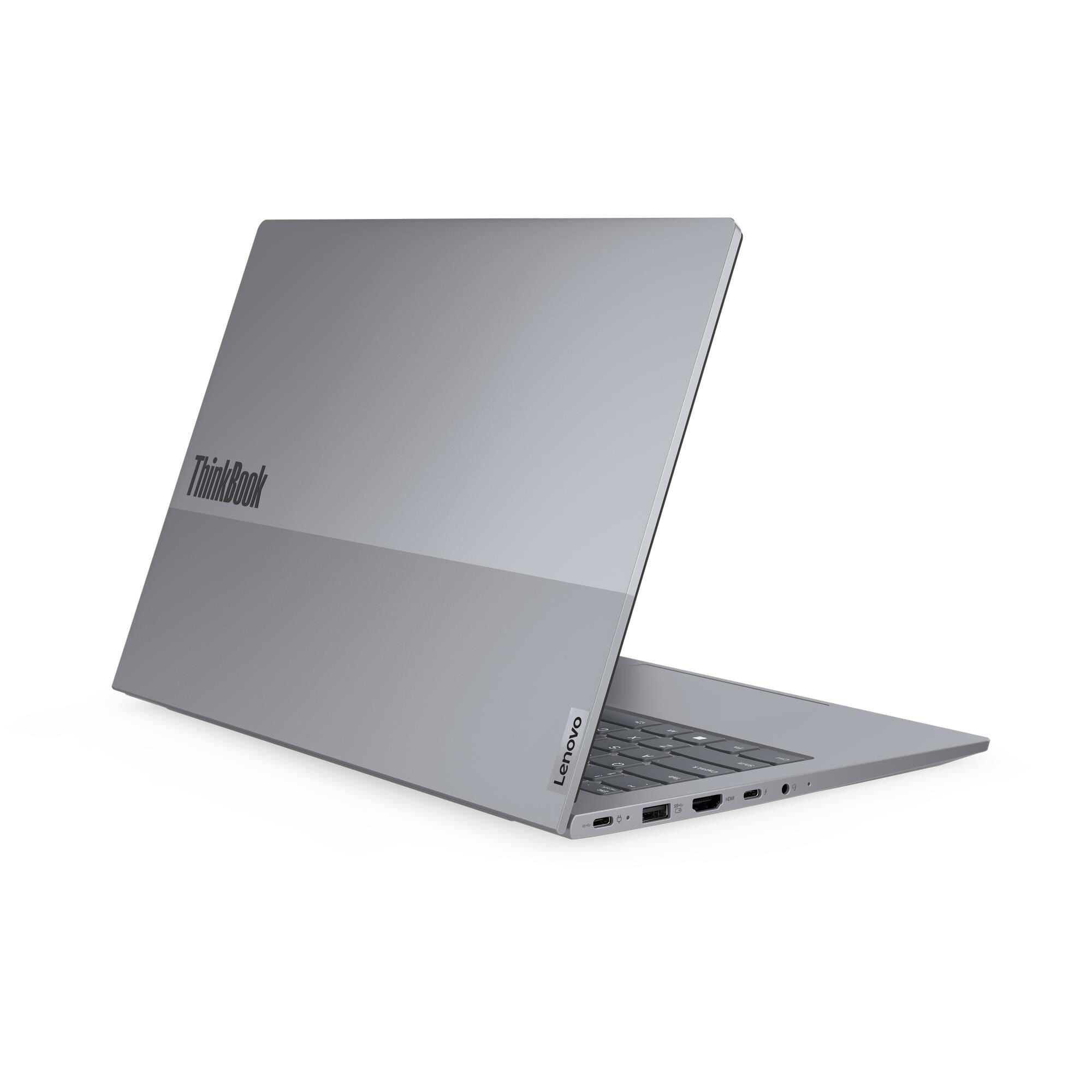 Laptop Lenovo ThinkBook 14 G7 21MS007YPB, 14 inch 1920 x 1200, Intel Core Ultra 5 125U 12 C / 14 T, 1.3 GHz - 4.3 GHz, 12 MB cache, 16 GB DDR5, 512 GB SSD, Intel Graphics, Windows 11 Pro, Gri