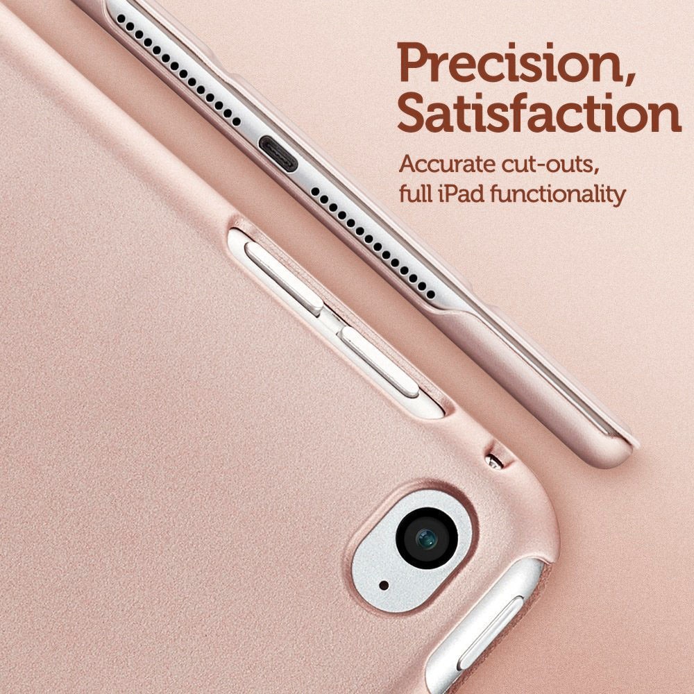 Husa Tableta Apple iPad 9.7" 2/3/4Th Generation IPad Air 2/3/4 ofera protectie Lux Rose + Inel