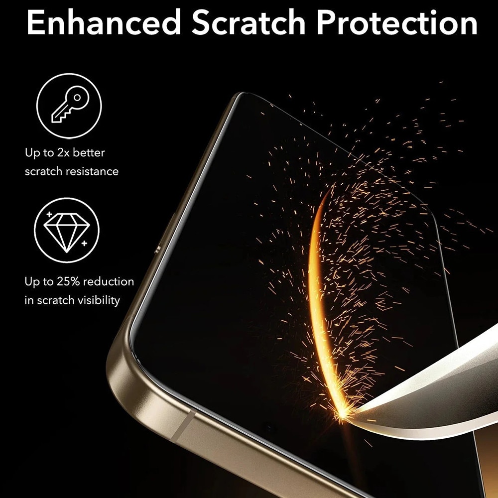 Folie pentru iPhone 17 Pro Max (set 3) - ESR Corning Corning Gorilla Glass UltraFita„¢ - Clear