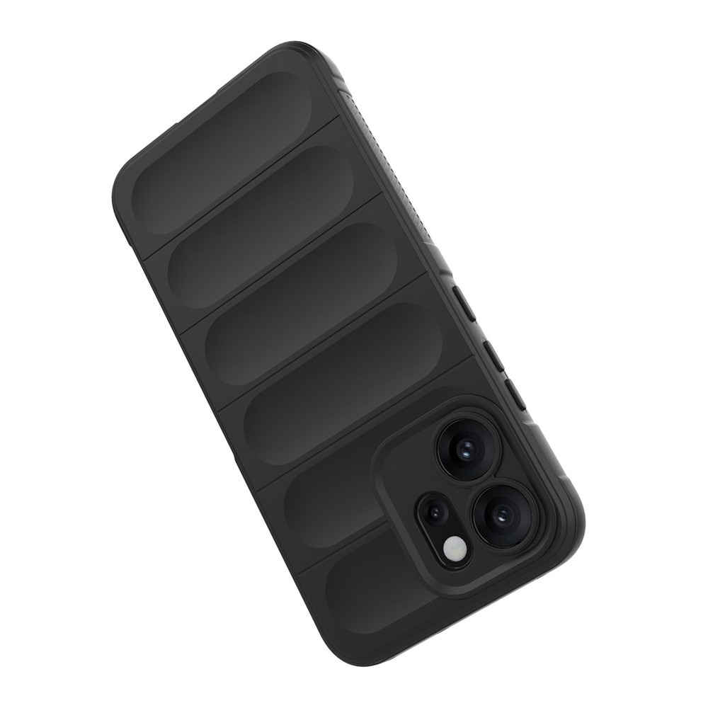 Husa pentru Oppo Reno 14 F / Reno 14 FS 5G DaDen® Magic Shield, Antisoc, Interior microfibra, TPU, Negru