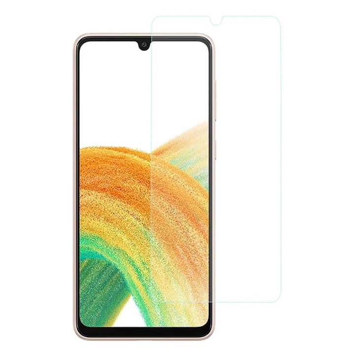 Folie Securizata pentru Samsung Galaxy A34, Leski, Sticla Securizata 3D, High Definition Ultra Clear 2.5 HD, Margini Arc, 0.3 mm, Anti Zgirieturi, Anti bule, Transparenta
