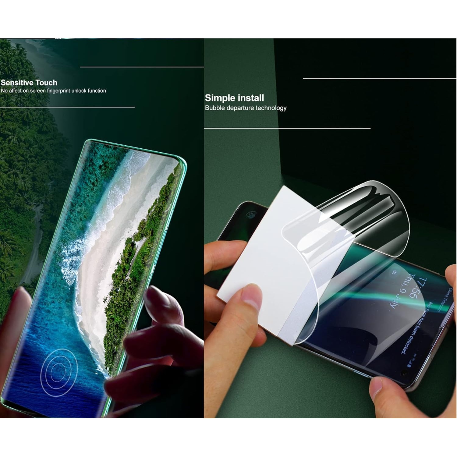 Folie Display Transparenta pentru Samsung Galaxy S22, protectie Infinity Enterprise pentru ecran telefon Fata din Hydrogel, Flexibil, lipire Completa, Silicon, Set complet pentru Instalare rapida