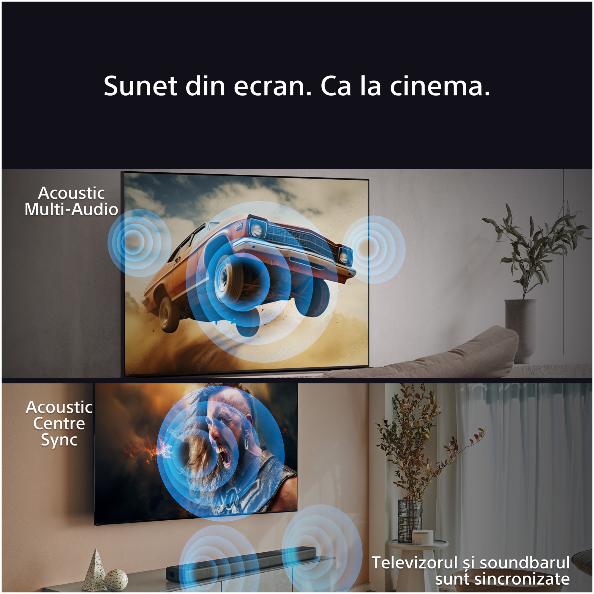 RESIGILAT: Televizor Sony BRAVIA 7 QLED XR l Mini LED 65XR70, 164 cm, Smart Google TV, 4K Ultra HD, 100 Hz, Clasa D
