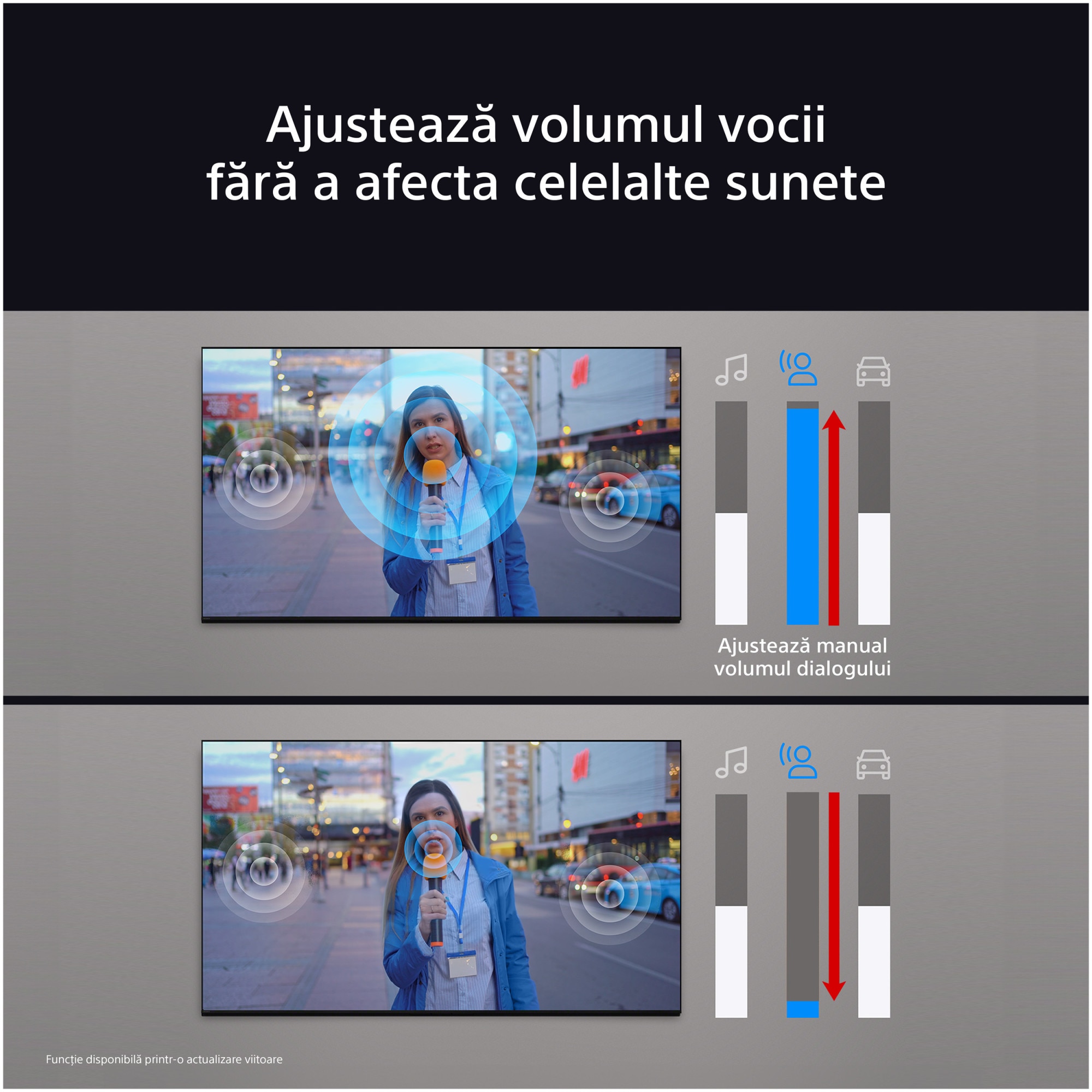 RESIGILAT: Televizor Sony BRAVIA 7 QLED XR l Mini LED 65XR70, 164 cm, Smart Google TV, 4K Ultra HD, 100 Hz, Clasa D