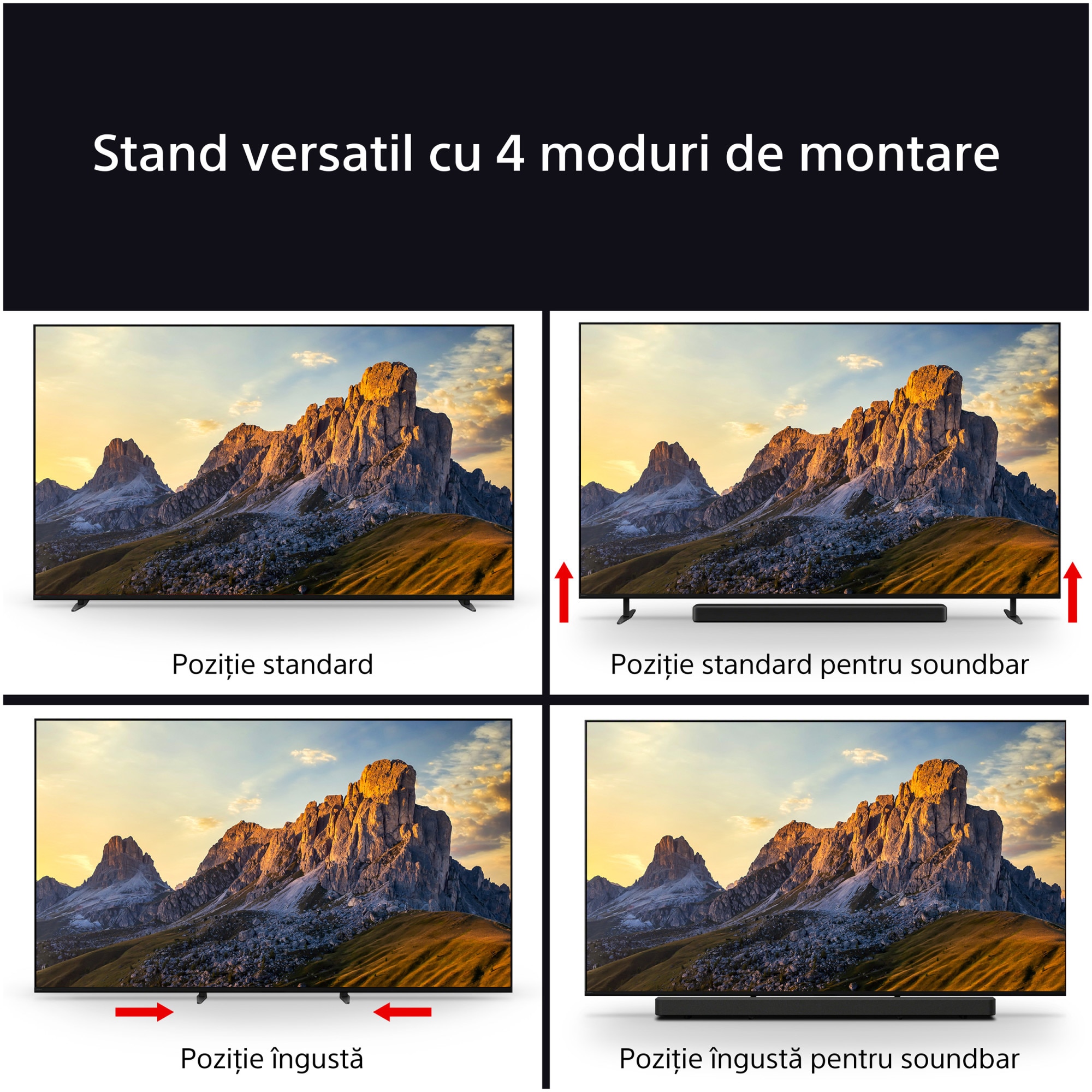 RESIGILAT: Televizor Sony BRAVIA 7 QLED XR l Mini LED 65XR70, 164 cm, Smart Google TV, 4K Ultra HD, 100 Hz, Clasa D