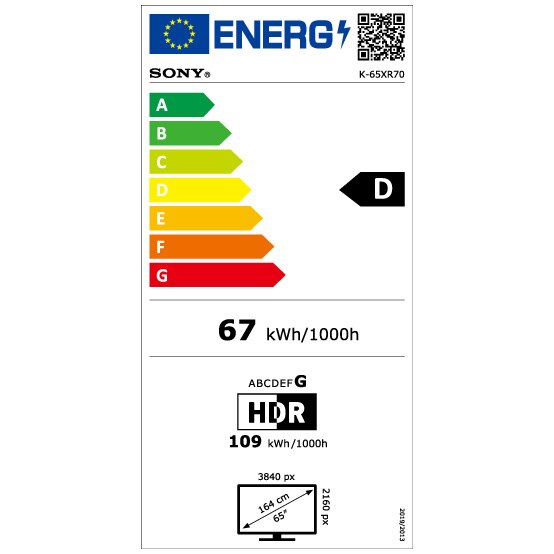 RESIGILAT: Televizor Sony BRAVIA 7 QLED XR l Mini LED 65XR70, 164 cm, Smart Google TV, 4K Ultra HD, 100 Hz, Clasa D