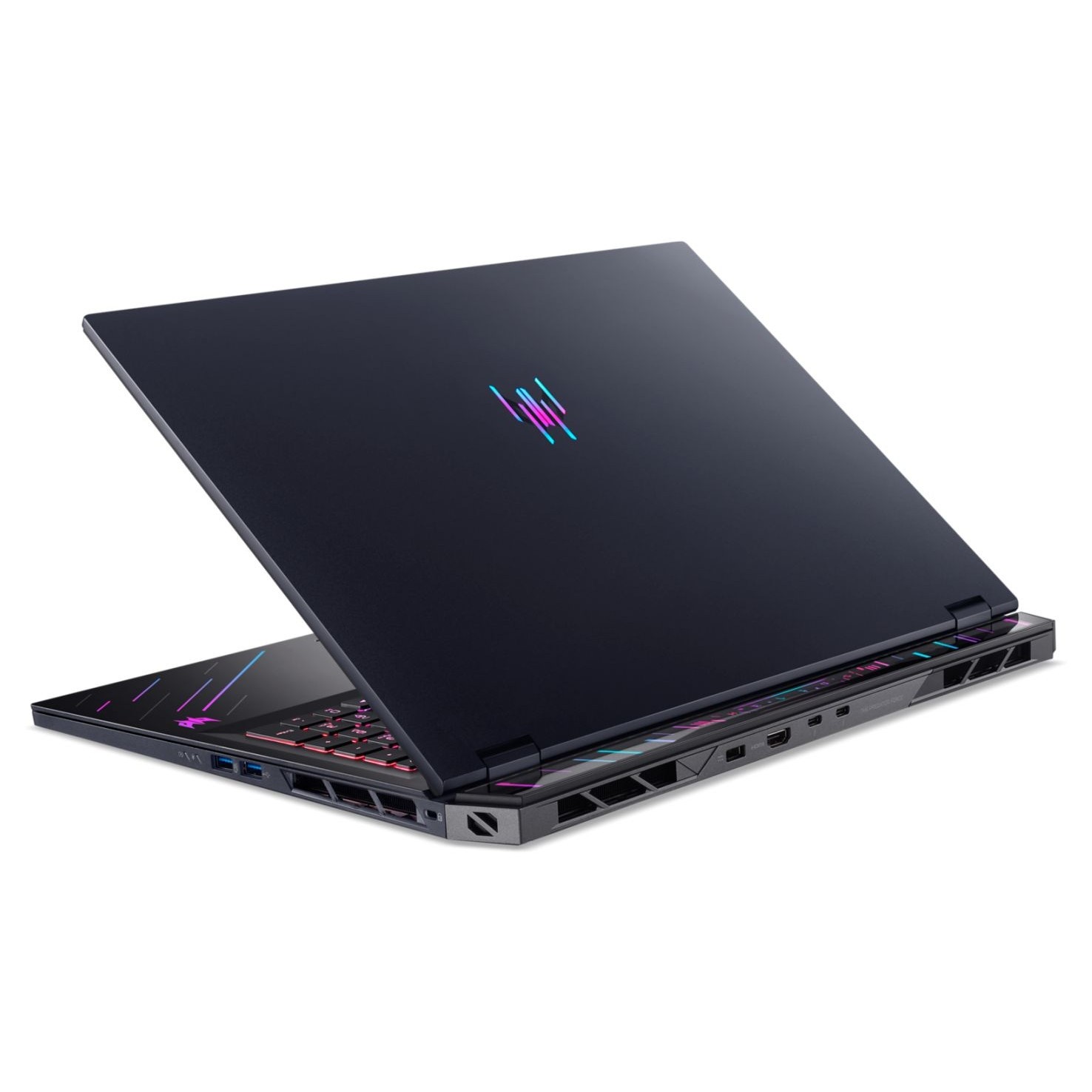 Laptop Acer Gaming 18" Predator Helios 18 AI PH18-73, WQXGA Mini LED 250Hz, Procesor Intel® Core™ Ultra 9 275HX (36M Cache, up to 5.40 GHz), 64GB DDR5, 2TB SSD, GeForce RTX 5080 16GB, Win 11 Pro, Abyssal Black
