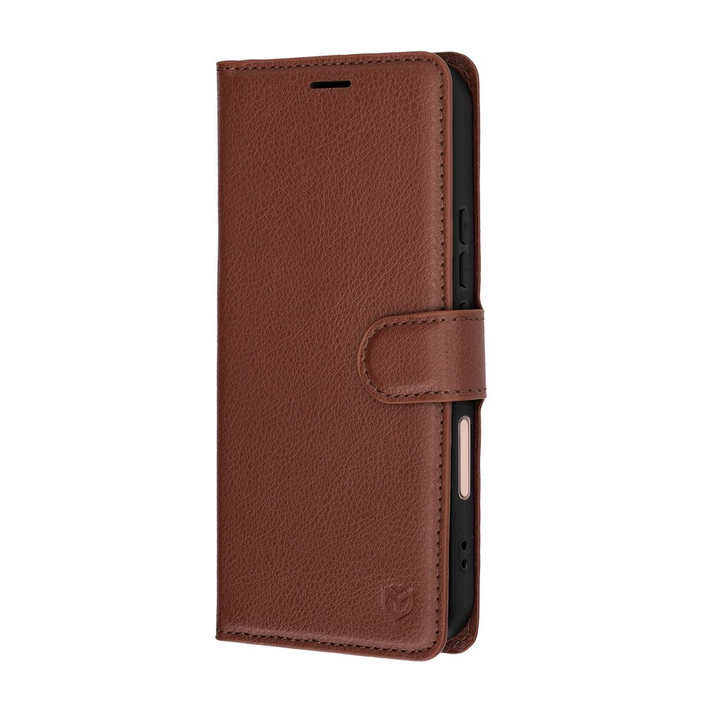 Husa pentru Honor 600 Lite - Techsuit Leather Folio - Brown