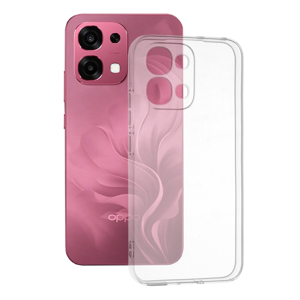 Husa pentru Oppo A6 Pro 4G / A6 Pro 5G, SKYDDAR INNOVATION, ClearGuard, din silicon transparent, set cu sticker, Transparenta