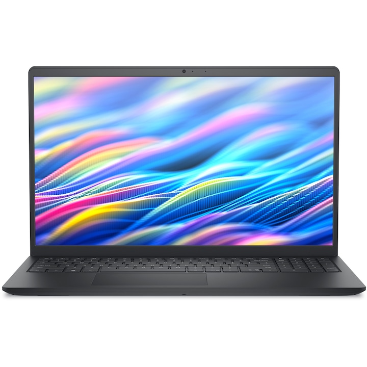 Laptop DELL 15.6'' 15 DC15250, FHD 120Hz, Procesor Intel® Core™ i7-1355U (12M Cache, up to 5.00 GHz), 16GB DDR4, 512GB SSD, Intel Integrated Graphics, Win 11 Pro, Carbon Black, 3Yr ProSupport