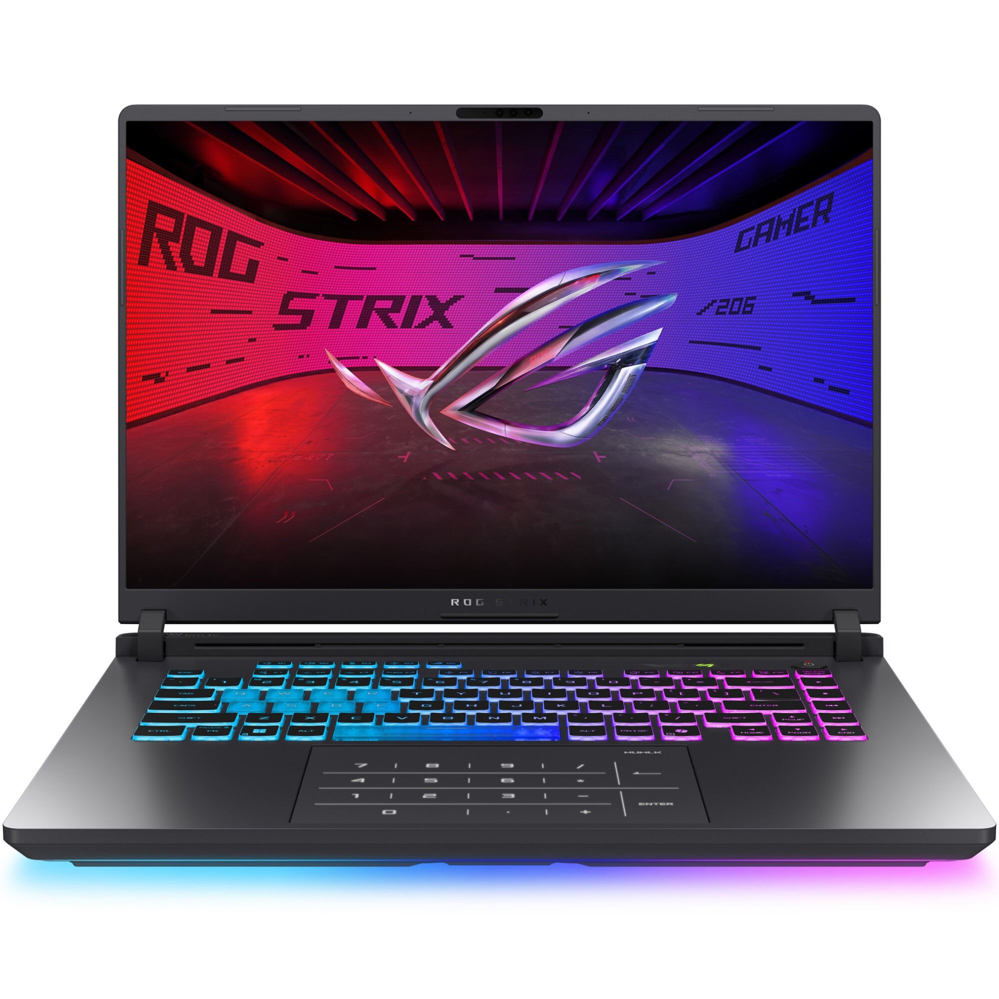 Laptop Gaming ASUS ROG Strix G16 G615LR cu procesor Intel® Core™ Ultra 9 275HX pana la 5.4GHz, 16", 2.5K WQXGA, IPS, 240Hz, G-Sync, 32GB DDR5, 2TB SSD, GeForce RTX™ 5070 Ti 12GB GDDR7, No OS, Volt Green
