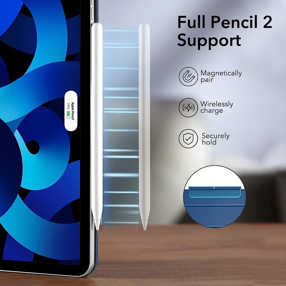 Husa pentru iPad Pro 11 2018/iPad Air 4/5 2020/2022, Rebound Magnetic, Z350, Navy Blue