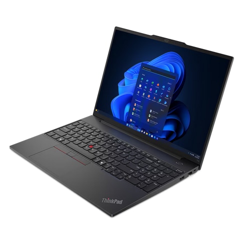 Laptop Lenovo ThinkPad E16, 16" WUXGA, AMD Ryzen™ 7 7735HS pana la 4.75 GHz, 16 GB RAM DDR5 4800, 512 GB SSD, AMD Radeon 680M, Harman Kardon, Windows 11 Pro, Graphite Black 512 GB