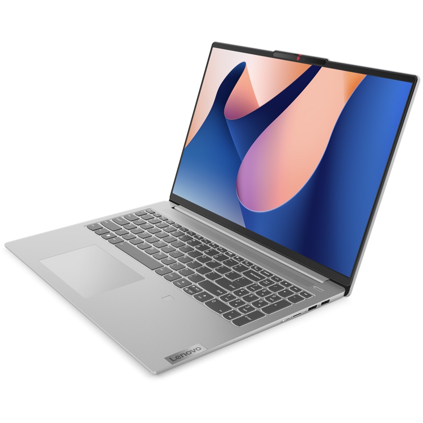 Laptop Lenovo IdeaPad Slim 5 16IAH8 cu procesor Intel® Core™ i5-12450H pana la 4.4 GHz, 16", WUXGA, IPS, 16GB, 512GB SSD, Intel® UHD Graphics, No OS, Cloud Grey