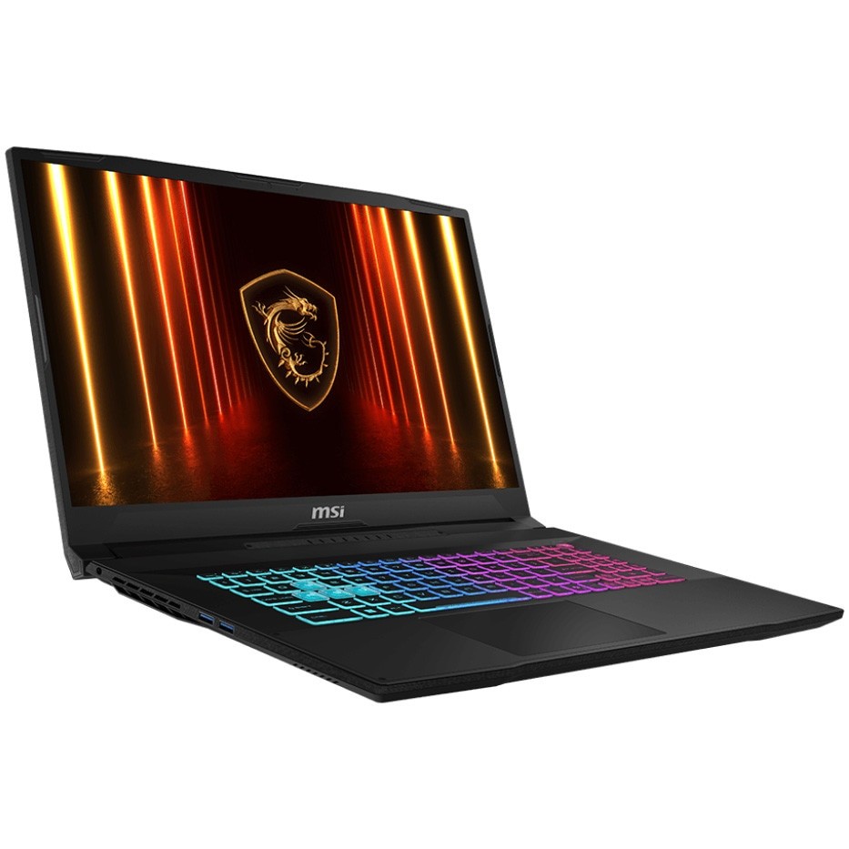 Laptop Gaming MSI Katana 17 HX B14WFK cu procesor Intel® Core i7-14650HX pana la 5.2GHz, 17.3", QHD, 240Hz, IPS, 16GB DDR5 RAM, 1TB SSD, NVIDIA GeForce RTX 5060 8GB GDDR7, No OS, Black