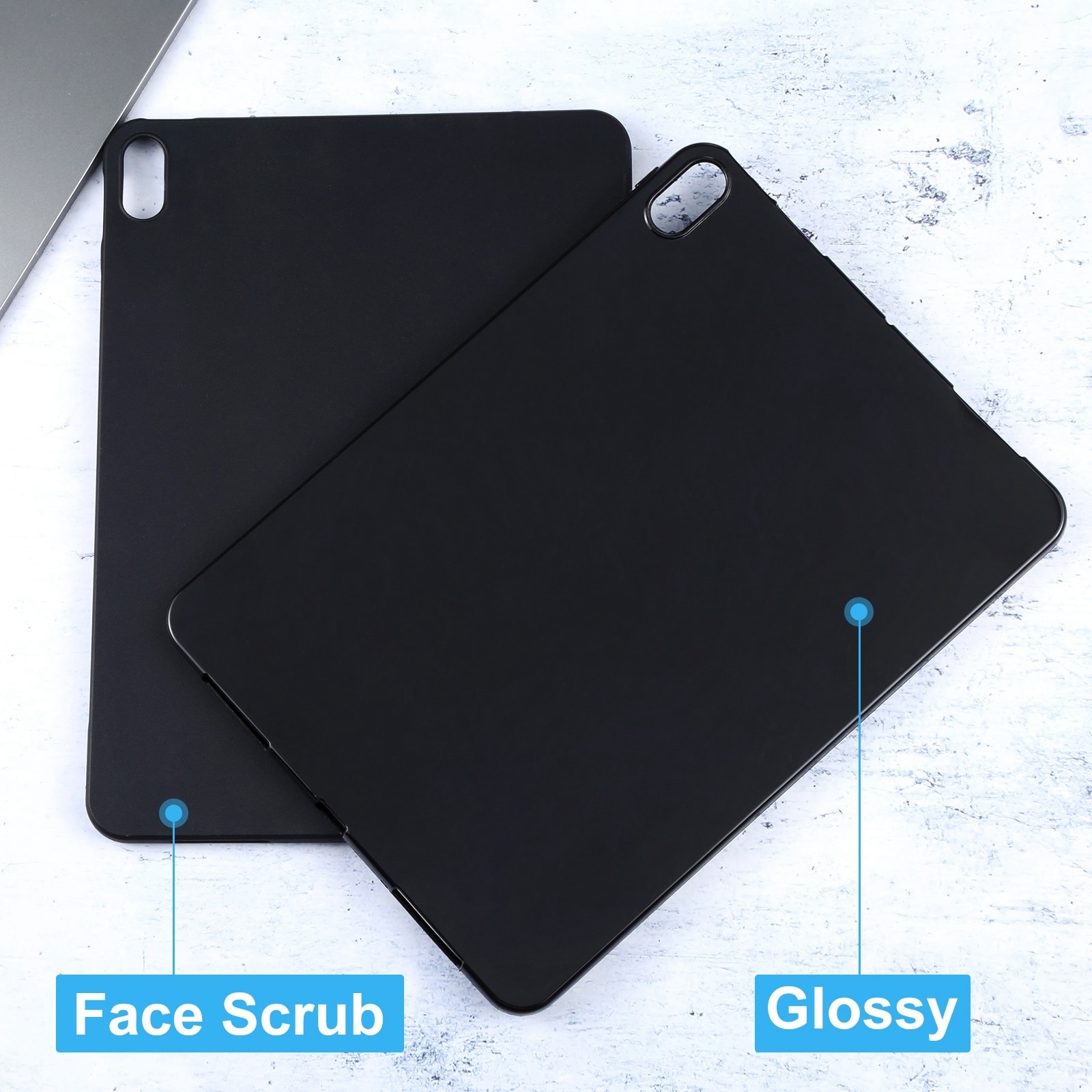 Husa tableta pentru Honor Pad X6 9.7 / Pad 6 / Pad X8 10.1, TPU, tip carte cu suport, inchidere magnetica, negru