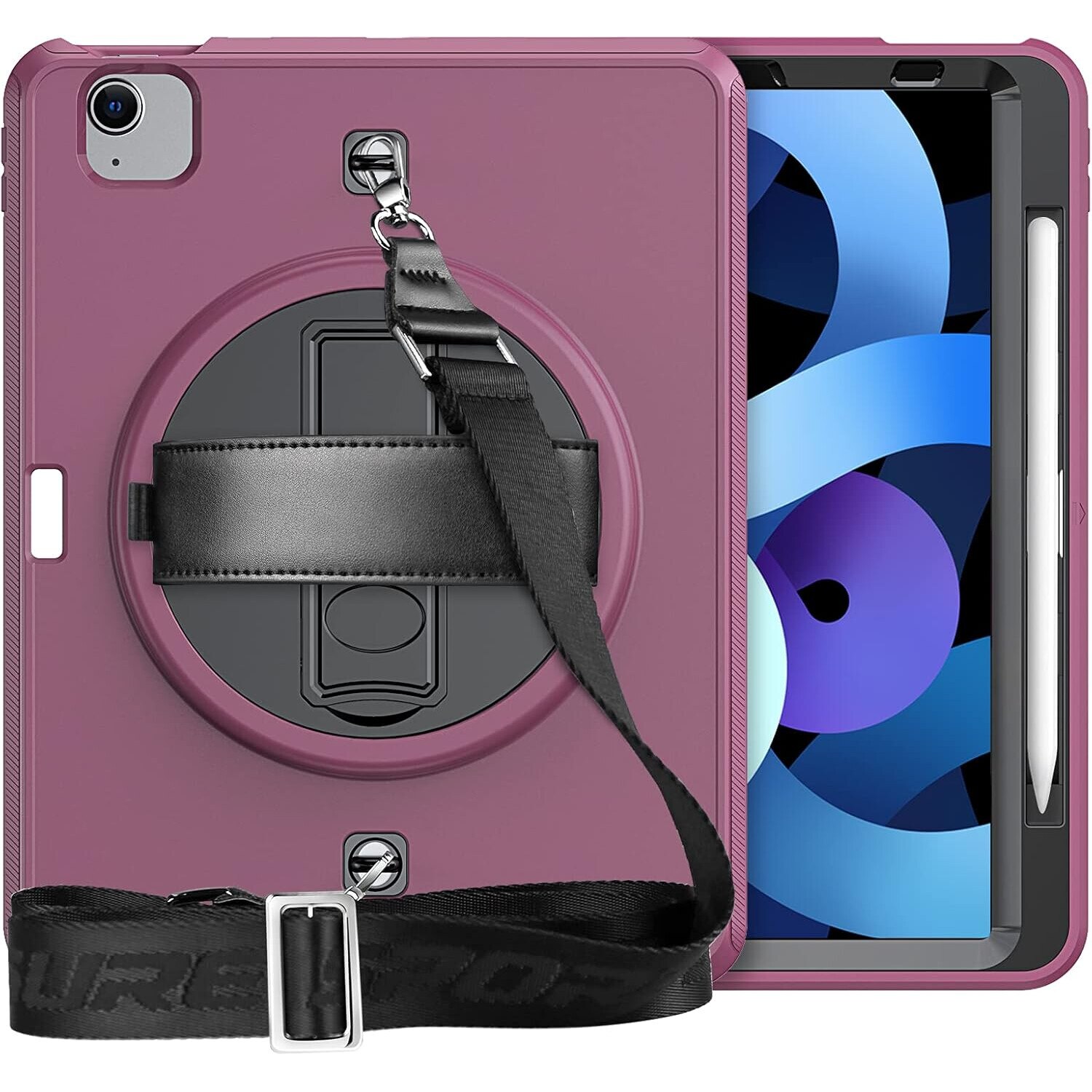 Husa iPad Air 5/4 10,9”/Pro 11, cu curea de umar, violet