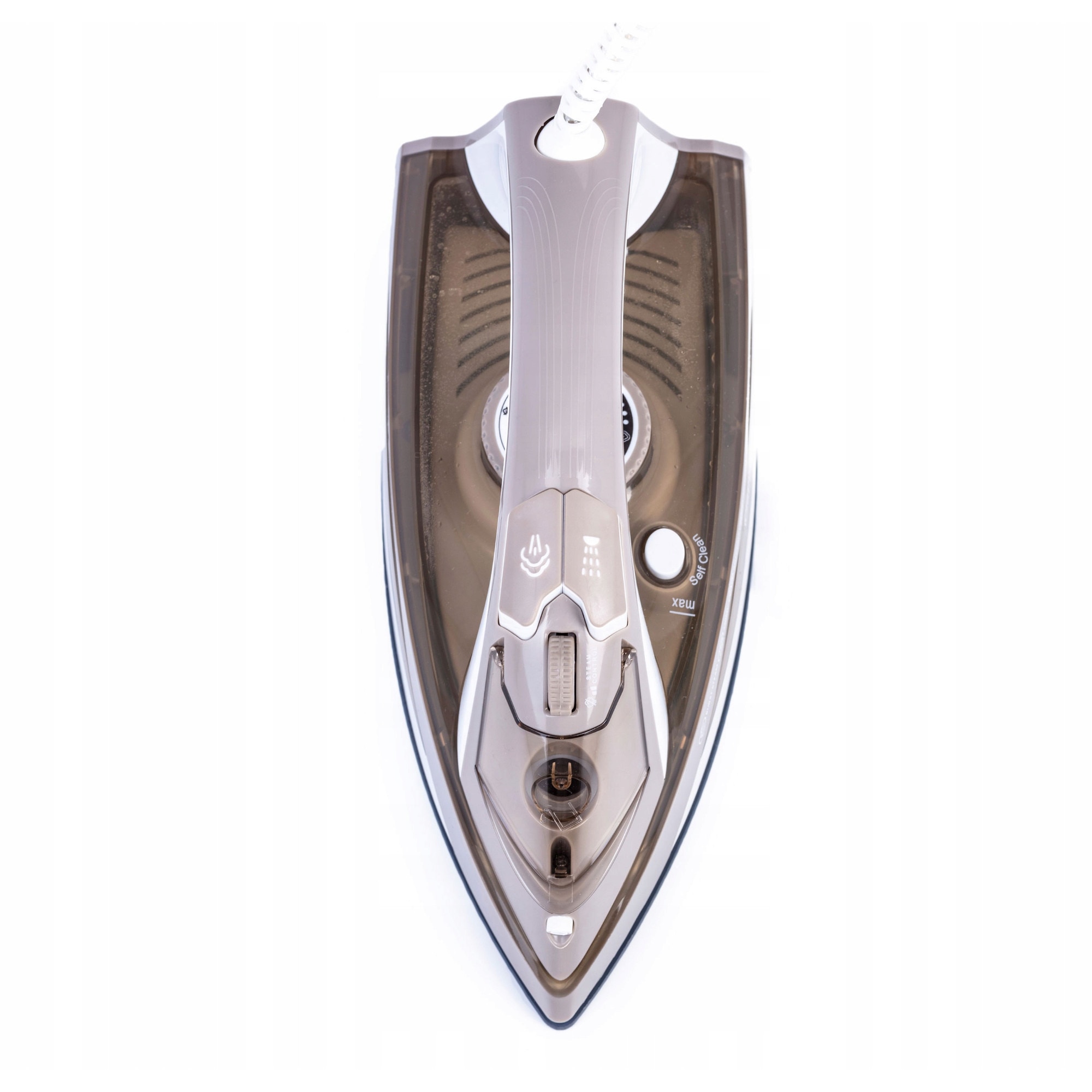 Fier de calcat cu abur Camry CR 5018, 3000 W, ceramica, alb-bej, 320 ml