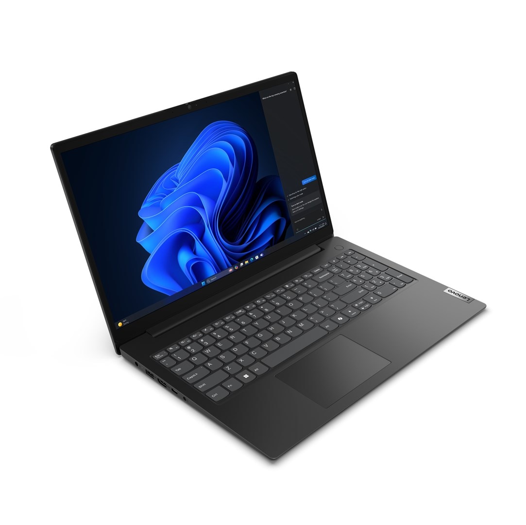Laptop Lenovo V15 G5 IRL, 15.6" Full HD, Intel® Core™ i5 13420H pana la 4.6 GHz, 8 GB RAM DDR5 5200, 512 GB SSD, Intel® UHD Graphics, Free Dos, Business Black 512 GB