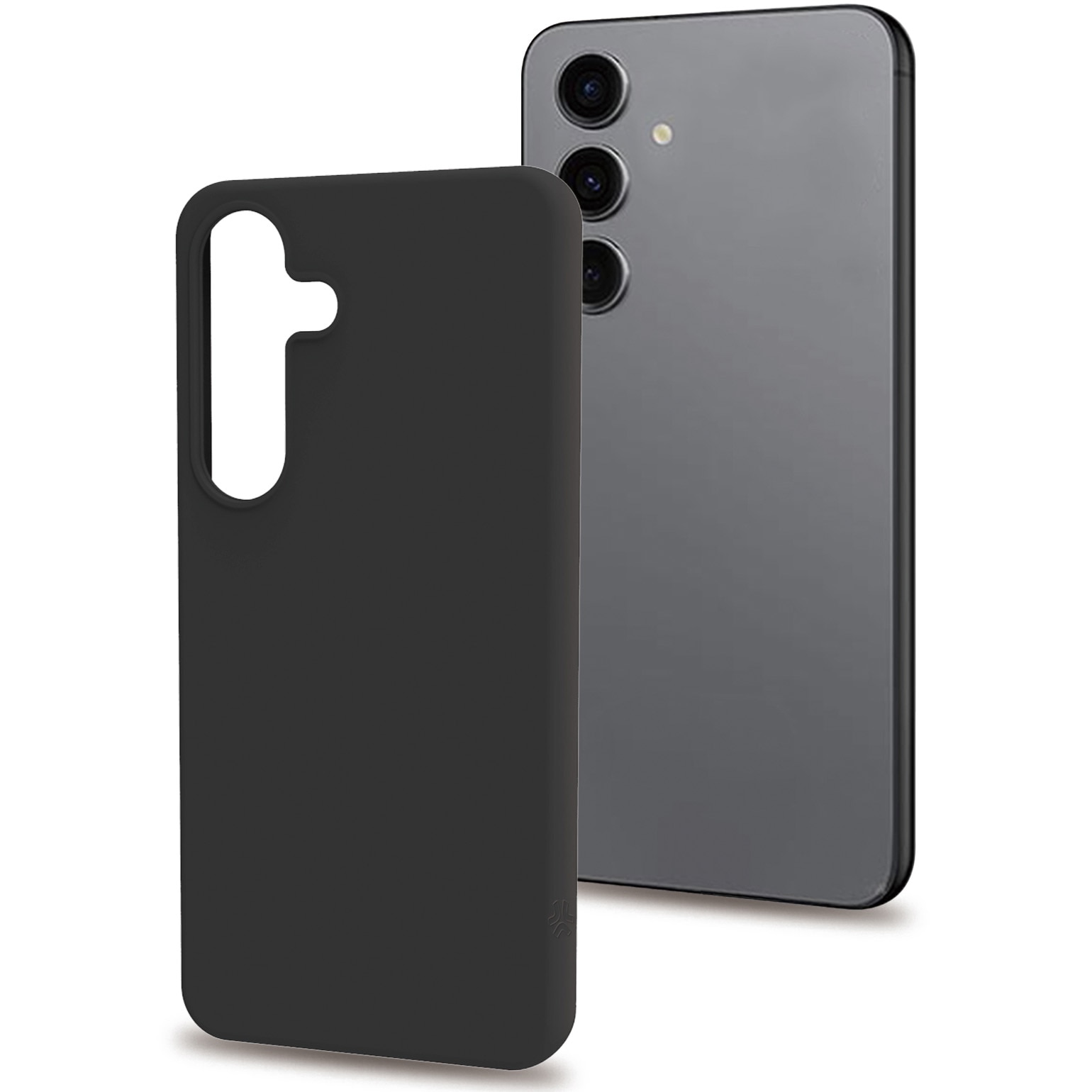 Husa de protectie Celly, Carcasa Silicon pentru Samsung Galaxy S25, Negru