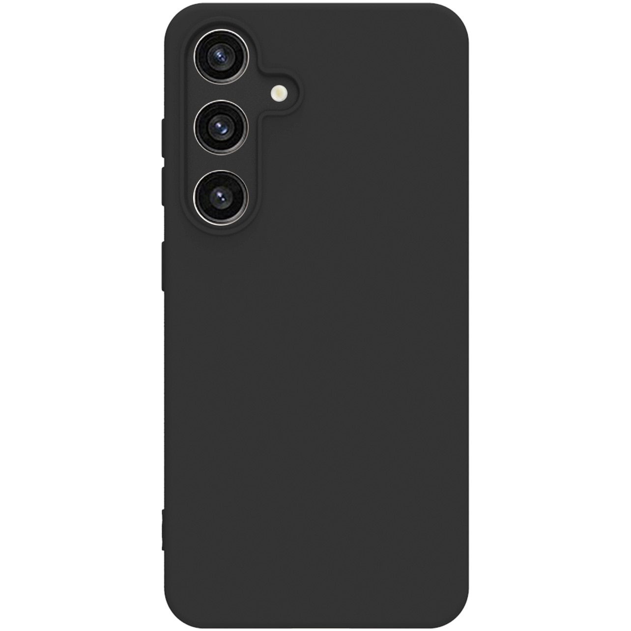 Husa de protectie Celly, Carcasa Silicon pentru Samsung Galaxy S25, Negru