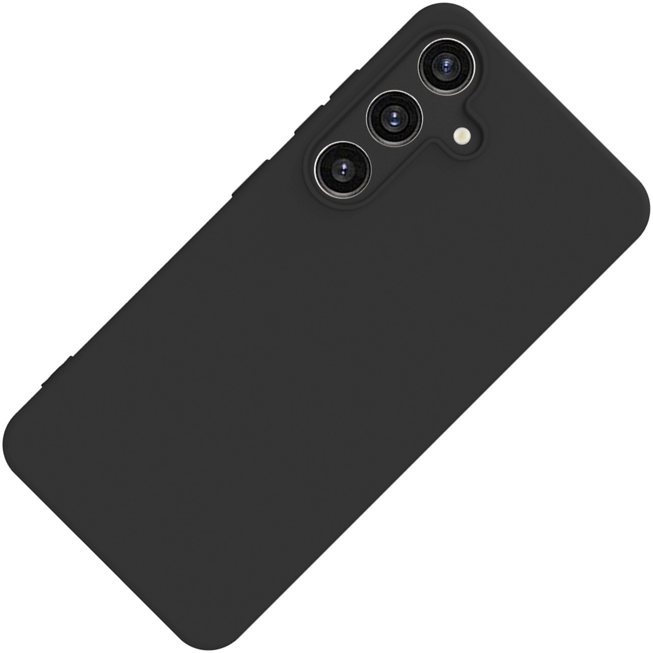 Husa de protectie Celly, Carcasa Silicon pentru Samsung Galaxy S25, Negru