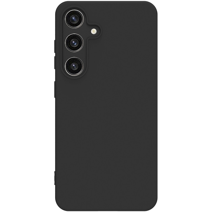Husa de protectie Celly, Carcasa Silicon pentru Samsung Galaxy S25, Negru