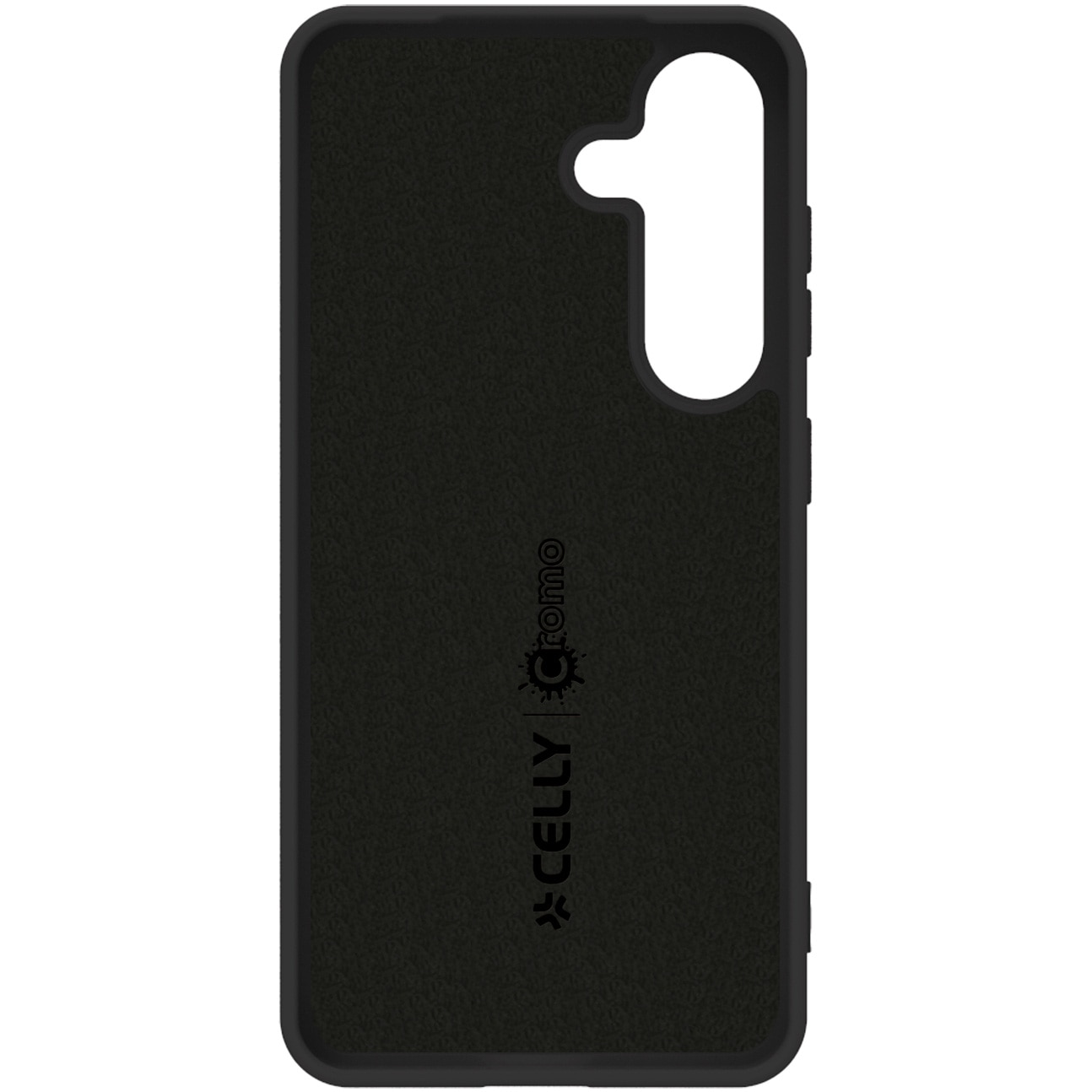 Husa de protectie Celly, Carcasa Silicon pentru Samsung Galaxy S25, Negru