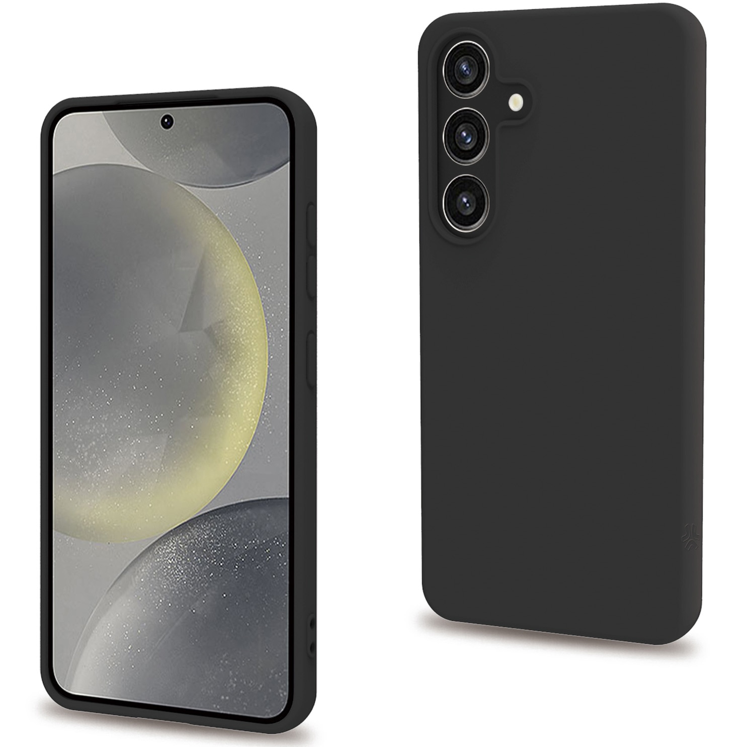 Husa de protectie Celly, Carcasa Silicon pentru Samsung Galaxy S25, Negru