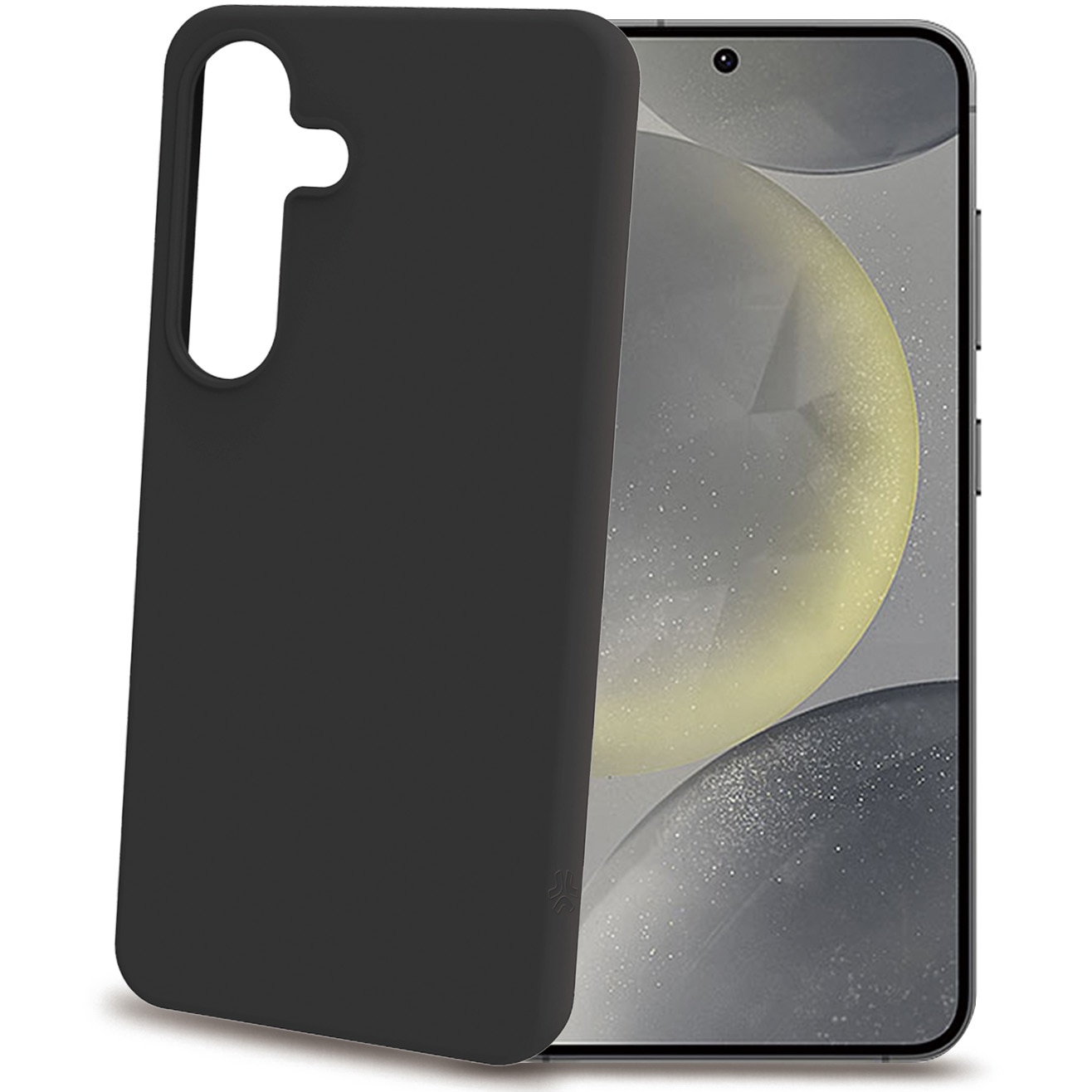 Husa de protectie Celly, Carcasa Silicon pentru Samsung Galaxy S25, Negru